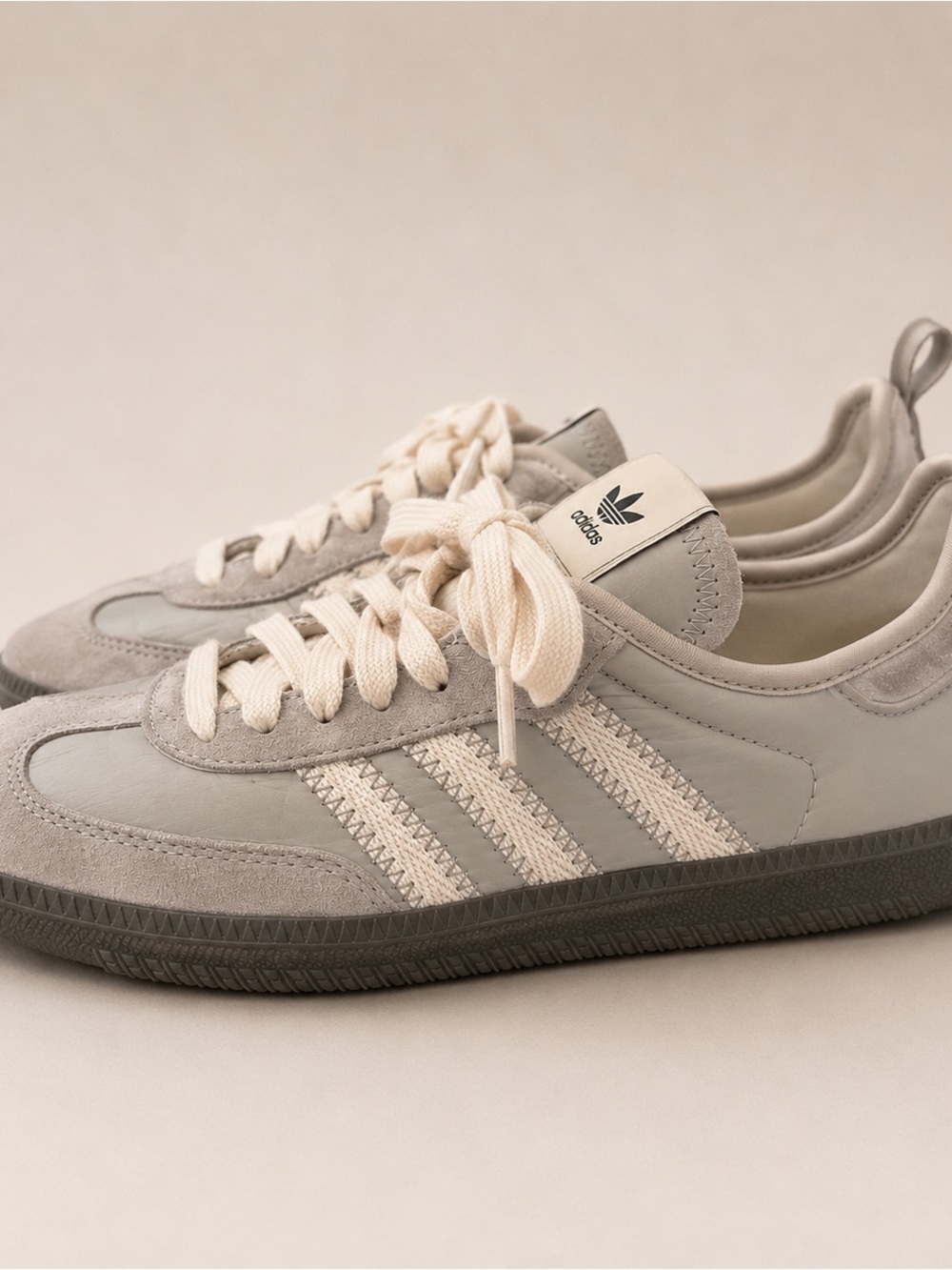Adidas x C.P. Company Italia Spezial Sneakers Grey Taupe Cream M 6.5 / W 7.5 - Picture 2 of 10